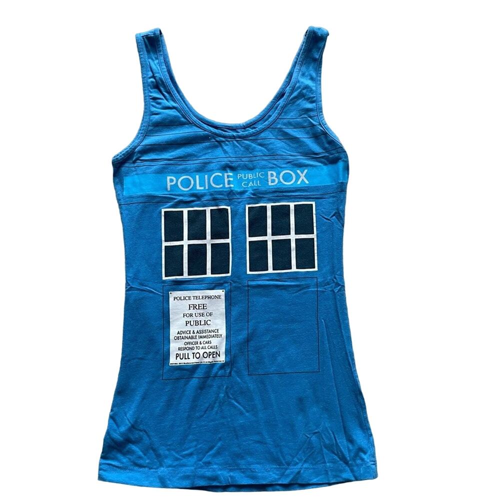 Tardis Tank Top Large